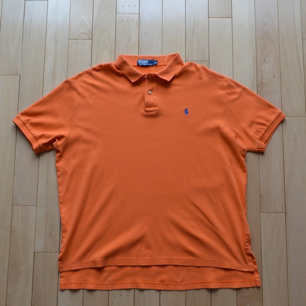 Polo Ralph Lauren Short Sleeve Polo Shirt Size XL Orange